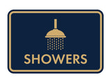 Classic Framed Showers Wall or Door Sign