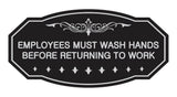 Victorian Employees Must Wash Hands Before Returning To Work Sign