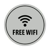 Signs ByLITA Circle Free WiFi Sign