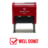 Well Done Teacher Self Inking Rubber Stamp