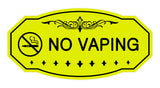 Victorian No Vaping Sign