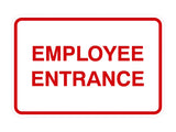 Signs ByLITA Classic Framed Employee Entrance Sign