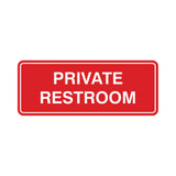 Signs ByLITA Standard Private Restroom Sign