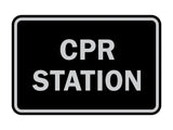 Signs ByLITA Classic CPR Station Sign
