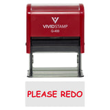Please Redo Teacher Self-Inking Office Rubber Stamp
