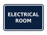 Signs ByLITA Classic Framed Electrical Room