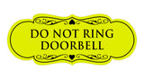 Signs ByLITA Designer Do Not Ring Doorbell Sign