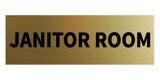 Signs ByLITA Basic Janitor Room Sign