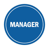 Signs ByLITA Circle Manager Sign