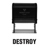 Destroy Office Self Inking Rubber Stamp