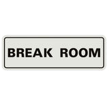 Standard Break Room Sign