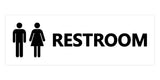 Signs ByLITA Basic Unisex Restroom Sign