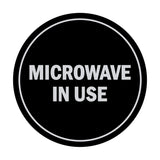 Signs ByLITA Circle Microwave In Use Sign