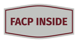 Signs ByLITA Fancy FACP Inside Sign with Adhesive Tape, Mounts On Any Surface, Weather Resistant, Indoor/Outdoor Use
