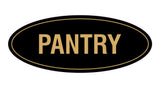 Signs ByLITA Oval Pantry Sign