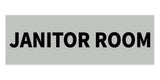 Signs ByLITA Basic Janitor Room Sign