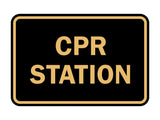 Signs ByLITA Classic CPR Station Sign