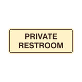 Signs ByLITA Standard Private Restroom Sign