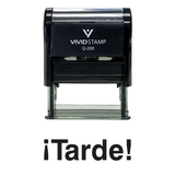 Tarde Spanish Teacher Self Inking Rubber Stamp