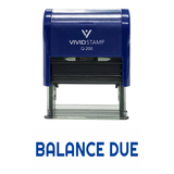 BALANCE DUE Self Inking Rubber Stamp