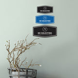 Fancy No Soliciting We Do Not Want Anything From You Wall or Door Sign