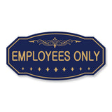 EMPLOYEES ONLY Victorian Door / Wall Sign