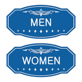 Victorian Men Women Sign Set