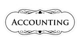 Signs ByLITA Designer Accounting Sign