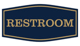 Fancy Restroom Sign