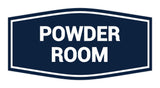Signs ByLITA Fancy Powder Room Sign with Adhesive Tape, Mounts On Any Surface, Weather Resistant, Indoor/Outdoor Use