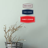 Signs ByLITA Fancy Family Lounge Sign