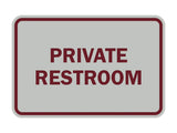 Signs ByLITA Classic Framed Private Restroom Sign