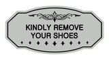 Victorian Kindly Remove Your Shoes Sign