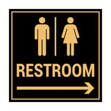 Signs ByLITA Square Restroom Sign