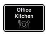 Classic Framed Office Kitchen Wall or Door Sign