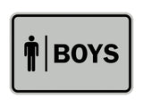Signs ByLITA Classic Boys (male bathroom icon) Sign