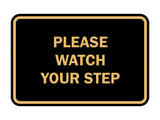 Signs ByLITA Classic Framed Please Watch Your Step Sign