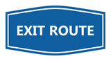 Signs ByLITA Fancy Exit Route Sign