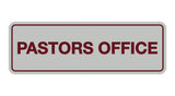 Signs ByLITA Standard Pastors Office Sign