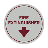 Signs ByLITA Circle Fire Extinguisher Sign