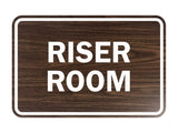 Signs ByLITA Classic Framed Riser Room