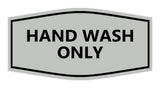 Signs ByLITA Fancy Hand Wash Only Sign