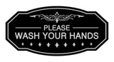 Victorian Please Wash Your Hands Sign