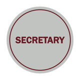 Signs ByLITA Circle Secretary Sign