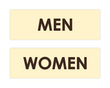 Signs ByLITA Basic Men Women Sign Set