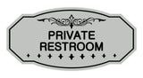 Victorian Private Restroom Sign