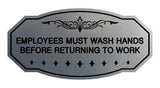 Victorian Employees Must Wash Hands Before Returning To Work Sign