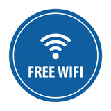 Signs ByLITA Circle Free WiFi Sign