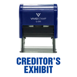 Creditor's Exhibit Self Inking Rubber Stamp