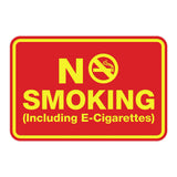 No Smoking including E-Cigarettes Sign